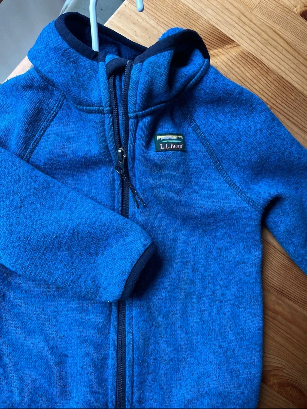LL Bean fleece hoodie size 2t